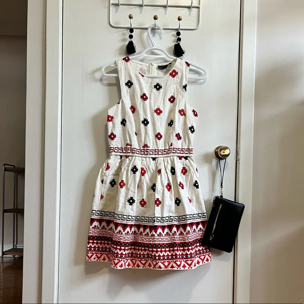 Aztec pattern TOPSHOP Mini Dress - Picture 9 of 14